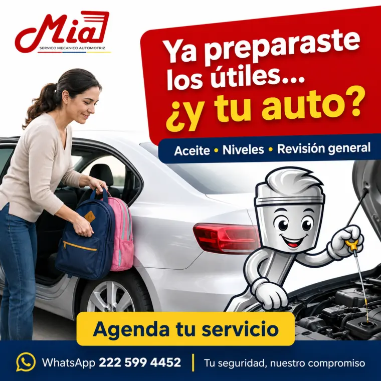 Consejo para preparar el auto antes del regreso a clases